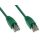 Netzwerkkabel Patchkabel CAT5e SF/UTP RJ45 grün 0,25m