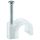 100 Stck. Kabelschellen weiß max. Kabeldurchmesser 5,0 mm
