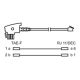 NTBA/Splitter Anschlusskabel TAE-F Stecker > Westernstecker 6P2C 10,00m