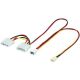 Lüfter Adapterkabel 2x 3pol Molex Lüfter...