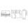 10 Stück Crimpstecker für Lüfter 4 polig ohne Kontakte RM 2,54