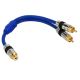 Cinch Y Kabel Premium Y-Kabel Cinch Buchse an Cinch Stecker