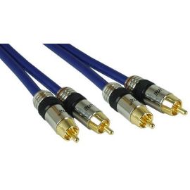 Cinch Kabel Premium 2 Stecker auf 2 Stecker 1m 1 m