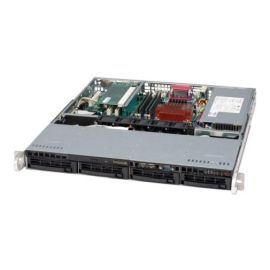 Supermicro 1HE Server Gehäuse SC813MTQ-600CB 600 Watt Netzteil 80+ GOLD 4x Hot-Swap HDD