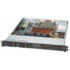 Supermicro 1HE Server Gehäuse SC111TQ-563CB 560 Watt Netzteil 80+ GOLD 4x Hot-Swap HDD