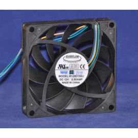 Everflow Lüfter 80x80x15mm R128015BUAF DC 12V 4200 U/min 40dBA Kugellager PWM