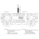 Everflow Lüfter 40x40x56mm R124056BUAF DC 12V 15000...