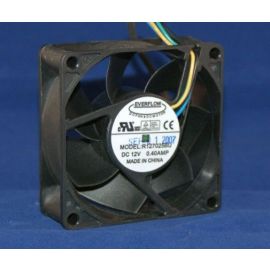 Everflow Lüfter 70x70x25mm R127025BUAF DC 12V 5400 U/min 44dBA Kugellager PWM