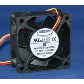 Everflow Lüfter 60x60x25mm R126025BU DC 12V 6800 U/min 44dBA Kugellager 3-pin