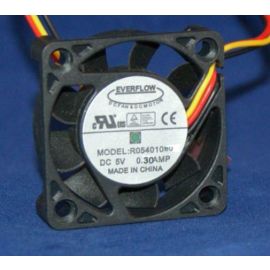 Everflow Lüfter 40x40x10mm R054010BM DC 5V 6000 U/min 29dBA Kugellager 3-pin