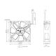 Everflow Lüfter 80x80x25mm R128025BL DC 12V 1500...