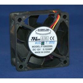 Everflow Lüfter 60x60x25mm R126025BM DC 12V 4000 U/min 29dBA Kugellager 3-pin