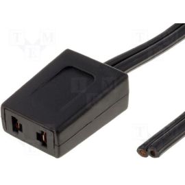 Netzkabel für Lüfter Stecker gerade 1m für 2,8x0,3mm