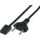 Sunon Euro Netzkabel für Lüfter Stecker gerade 1,86m für 2,8x0,3mm
