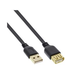 USB Flachband Verlängerungskabel A Stecker auf A Kupplung 3,0m USB 2.0