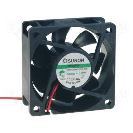 Sunon Lüfter 60x60x25mm MF60251VX-A99 DC 12V 5200 U/min 32dBA Vapolager 2 Litzen