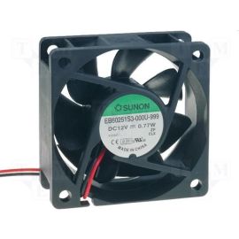 Sunon Lüfter 60x60x25mm EE60251S3-999 DC 12V 3100 U/min 17dBA Gleitlager 2 Litzen