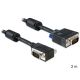 Monitor VGA Anschlusskabel 2,0m mit Ferritkerne ein...