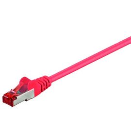 Netzwerkkabel Patchkabel CAT6 S/FTP PIMF RJ45 rot 0,5m