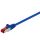 Netzwerkkabel Patchkabel CAT6 S/FTP PIMF RJ45 blau 1,0m