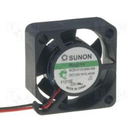 Sunon Lüfter 25x25x10mm MF25101V2-A99 DC 12V 9600 U/min 16dBA Vapolager 2 Litzen
