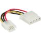 4pol Molex Stromkabel Adapter 4pol Floppy auf 4pol Molex...