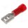 Steckverbinder flach crimp Flachsteckhülsen isoliert rot 4,8x0,5mm für Leitung 0,5-1,00mm² 100 Stück