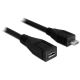 USB micro Verlängerungskabel 1,0m micro-B Stecker...