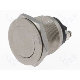 Drucktaster vandalensicher Metallgehäuse flach OFF-(ON) monostabil