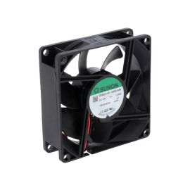 Sunon Lüfter 80x80x25mm EF80251B1-A99 DC 12V 3200 U/min 33dBA Kugellager 2 Litzen