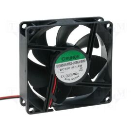 Sunon Lüfter 80x80x25mm EF80251B2-A99 DC 12V 2900 U/min 30dBA Kugellager 2 Litzen