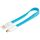 Magnet micro USB Kabel 0,2m blau micro-B Stecker an USB A Stecker
