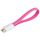 Magnet micro USB Kabel 0,2m pink micro-B Stecker an USB A Stecker