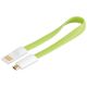 Magnet micro USB Kabel 0,2m grün micro-B Stecker an...
