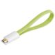 Magnet micro USB Kabel 0,2m grün micro-B Stecker an...