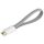 Magnet micro USB Kabel 0,2m grau micro-B Stecker an USB A Stecker
