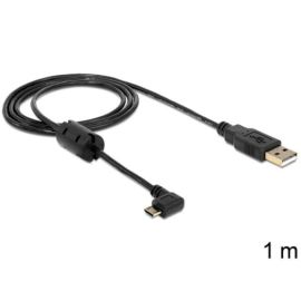 USB Anschlusskabel USB A Stecker auf Micro B Stecker gewinkelt 270° 1m