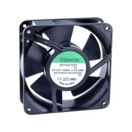 Sunon Lüfter 120x120x38mm A2123HST AC 230V 2700 U/min 44dBA Gleitlager Flachstecker