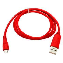 USB Anschlusskabel USB A Stecker auf Micro B Stecker 95cm rot