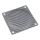Lüftergitter 92x92mm schwarz Metall Gewebe zum schrauben