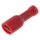 Steckverbinder flach Flachsteckhülsen vollisoliert rot 4,8x0,8mm für Leitung 0,5-1,0mm² 100 Stück