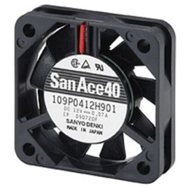 Sanyo Denki SAN ACE Lüfter 40x40x10mm 109P0412H901 DC 12V 6200 U/min 25dBA Kugellager 3 Litzen