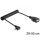 USB Spiralkabel USB micro B Stecker gewinkelt auf USB A Buchse Spiralkabel OTG