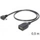 USB Kabel OTG USB mini Stecker auf USB A Buchse 50cm