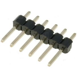 Pinheader Stiftleisten THT Raster 2,54mm 6-polig gerade 50 Stück