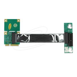 Ably Riser Karte mini PCIe zu PCIe x1 flex Kabel 9cm links