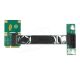 Ably Riser Karte mini PCIe zu PCIe x1 flex Kabel 9cm links