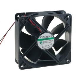 Sunon Lüfter 120x120x38mm MEC0381V3-A99 DC 12V 2100 U/min 37dBA Vapolager 2 Litzen