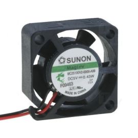 Sunon Lüfter 25x25x10mm MF25100V2-A99 DC 5V 9800 U/min 16dBA Vapolager 2 Litzen