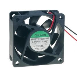 Sunon Lüfter 60x60x25mm EB60251B2-999 DC 12V 3800 U/min 30dBA Kugellager 2 Litzen